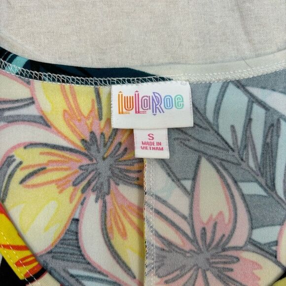Ladies LulaRoe Dani Dress in Tropical Floral Print Maxi‎ Length Size Small - Picture 6 of 8